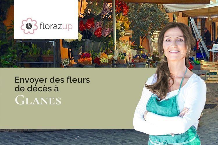 bouquets de fleurs pour un enterrement à Glanes (Lot/46130)