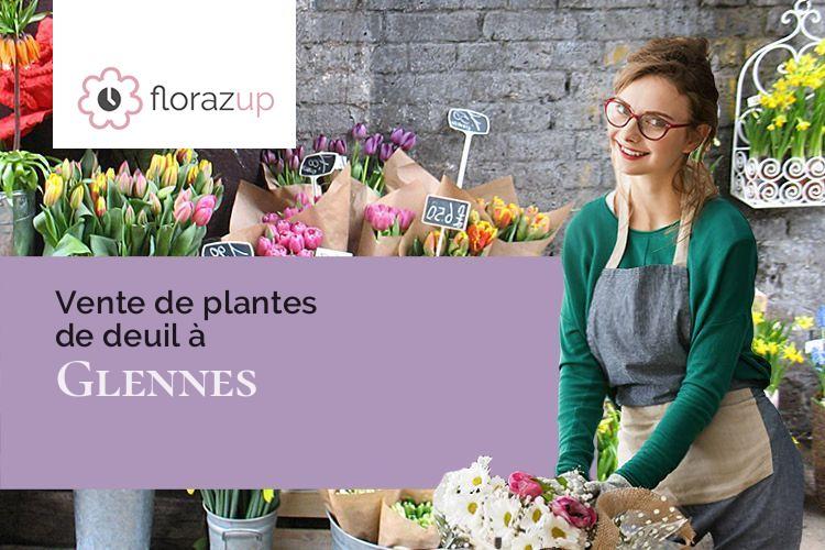 fleurs deuil pour une crémation à Glennes (Aisne/02160)