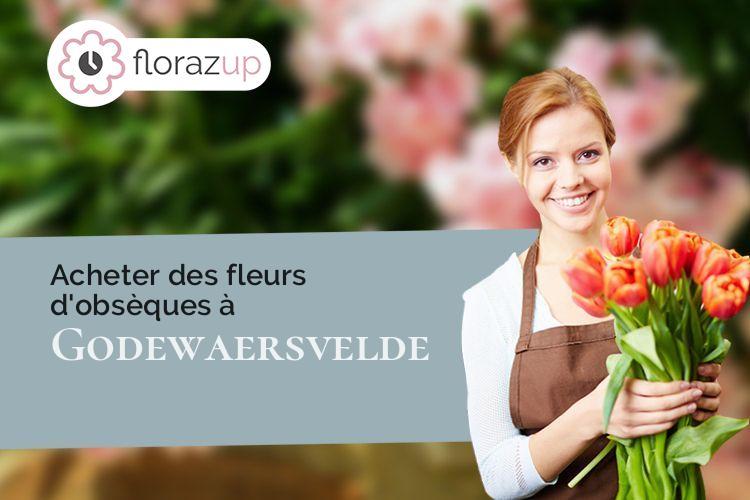 coeur de fleurs pour une crémation à Godewaersvelde (Nord/59270)