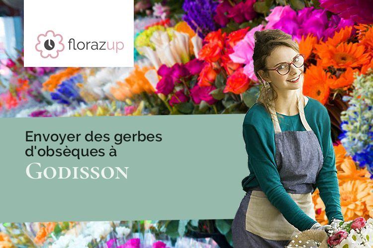 gerbes de fleurs pour un enterrement à Godisson (Orne/61240)