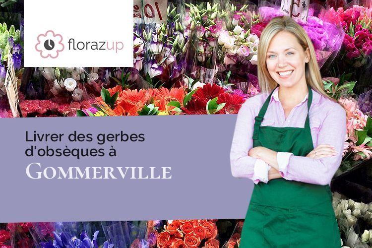 couronnes de fleurs pour un décès à Gommerville (Eure-et-Loir/28310)
