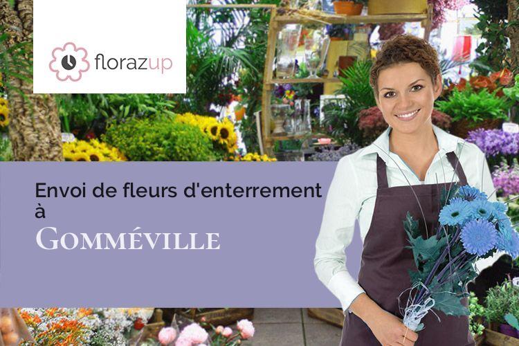 fleurs deuil pour un enterrement à Gomméville (Côte-d'Or/21400)