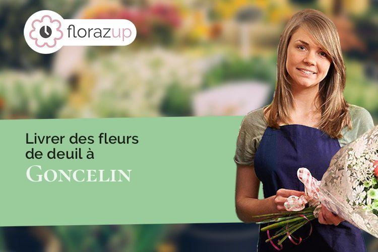compositions de fleurs pour un deuil à Goncelin (Isère/38570)