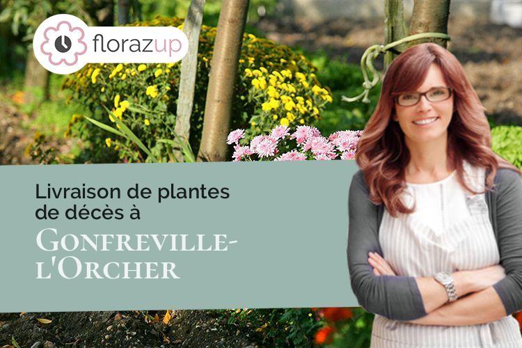 compositions florales pour un décès à Gonfreville-l'Orcher (Seine-Maritime/76700)