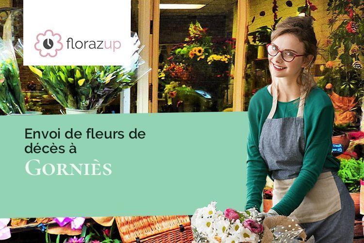 créations florales pour un décès à Gorniès (Hérault/34190)
