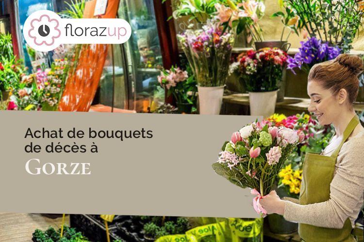 compositions de fleurs pour un deuil à Gorze (Moselle/57680)