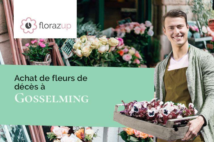 plantes pour un deuil à Gosselming (Moselle/57930)