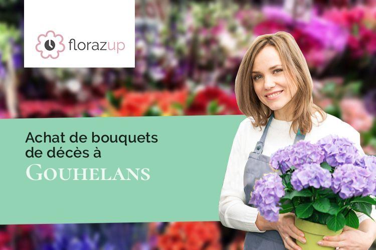 couronnes florales pour un décès à Gouhelans (Doubs/25680)