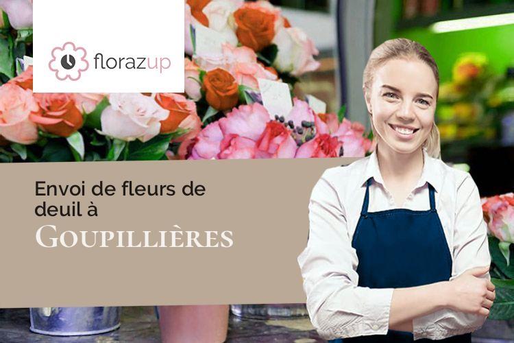 couronnes florales pour un décès à Goupillières (Eure/27170)