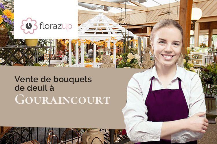 créations florales pour un enterrement à Gouraincourt (Meuse/55230)