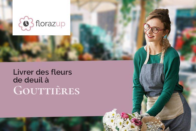 compositions florales pour des obsèques à Gouttières (Eure/27410)