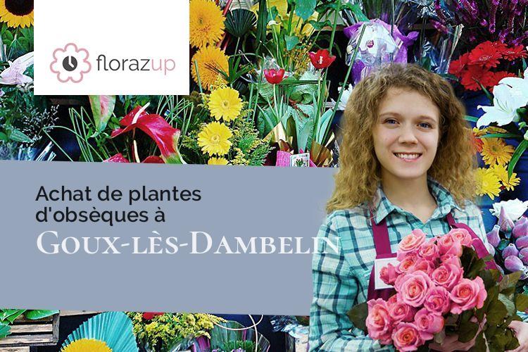 créations de fleurs pour un deuil à Goux-lès-Dambelin (Doubs/25150)