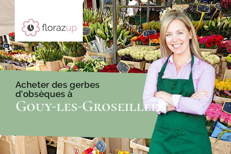 créations de fleurs pour un décès à Gouy-les-Groseillers (Oise/60120)