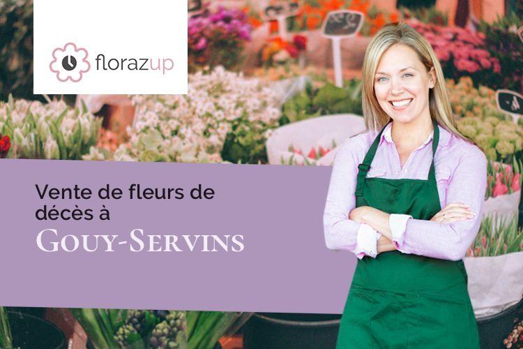 créations florales pour des funérailles à Gouy-Servins (Pas-de-Calais/62530)