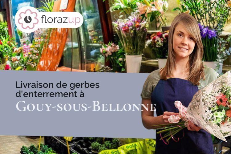 créations florales pour des funérailles à Gouy-sous-Bellonne (Pas-de-Calais/62112)