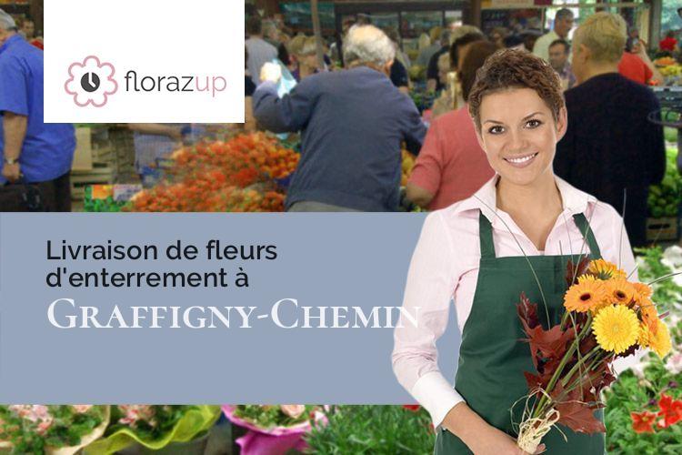 créations florales pour un deuil à Graffigny-Chemin (Haute-Marne/52150)