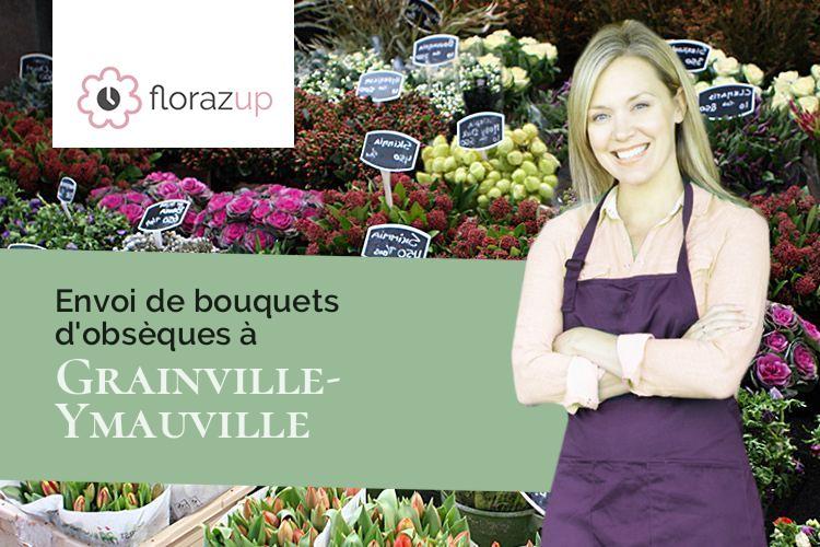 couronnes de fleurs pour un décès à Grainville-Ymauville (Seine-Maritime/76110)
