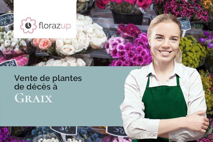 créations florales pour un deuil à Graix (Loire/42220)