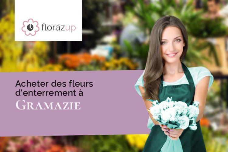 coeurs de fleurs pour des obsèques à Gramazie (Aude/11240)