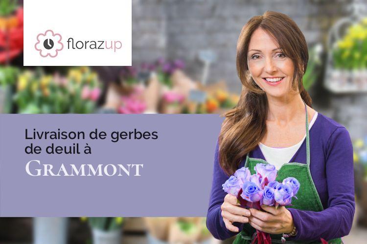 gerbes de fleurs pour des obsèques à Grammont (Haute-Saône/70110)