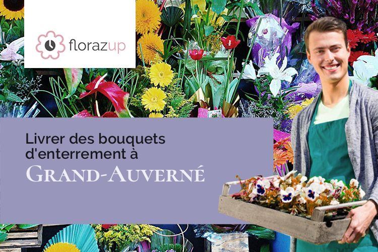 coupes de fleurs pour un deuil à Grand-Auverné (Loire-Atlantique/44520)