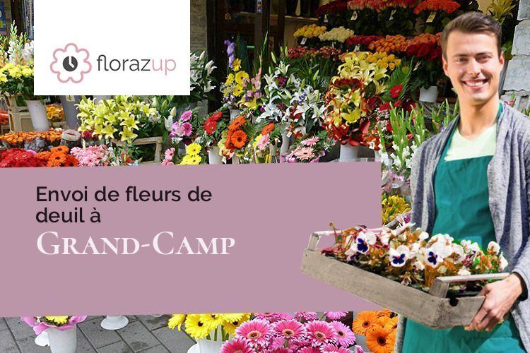 bouquets de fleurs pour des funérailles à Grand-Camp (Seine-Maritime/76170)