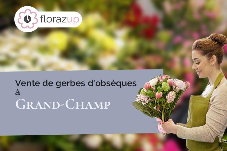 créations de fleurs pour un deuil à Grand-Champ (Morbihan/56390)