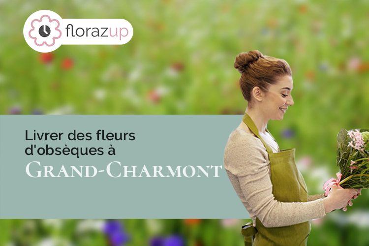 fleurs deuil pour une crémation à Grand-Charmont (Doubs/25200)