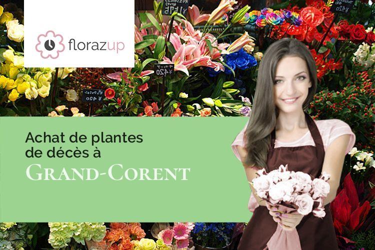 couronnes de fleurs pour un décès à Grand-Corent (Ain/01250)