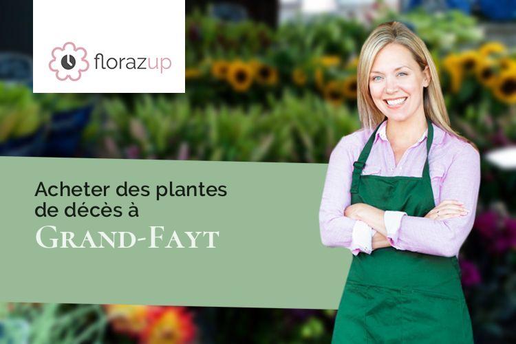 couronnes florales pour une crémation à Grand-Fayt (Nord/59244)