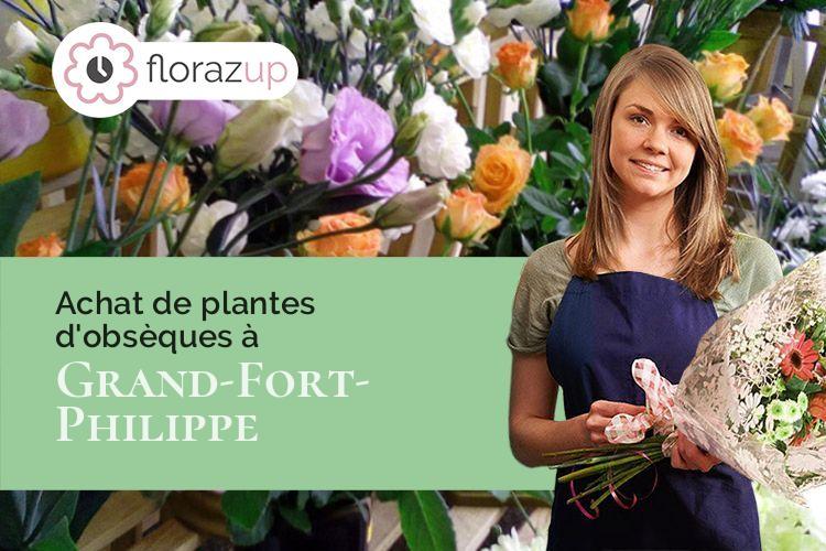 couronnes florales pour un décès à Grand-Fort-Philippe (Nord/59153)