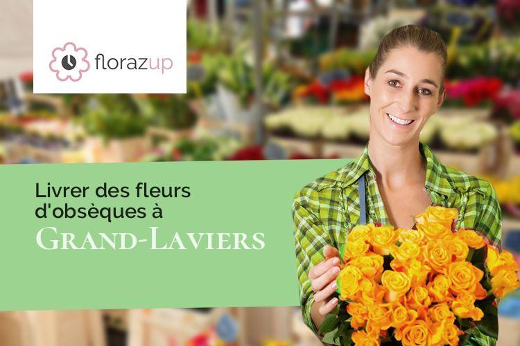 compositions de fleurs pour un enterrement à Grand-Laviers (Somme/80132)