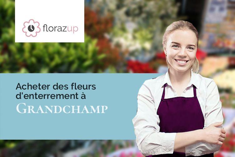 compositions florales pour des obsèques à Grandchamp (Haute-Marne/52600)