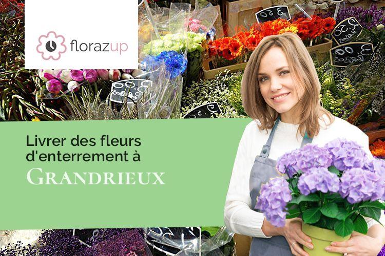 gerbes de fleurs pour des obsèques à Grandrieux (Aisne/02360)