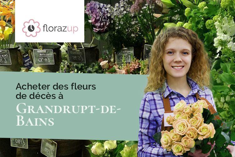 gerbes de fleurs pour des obsèques à Grandrupt-de-Bains (Vosges/88240)