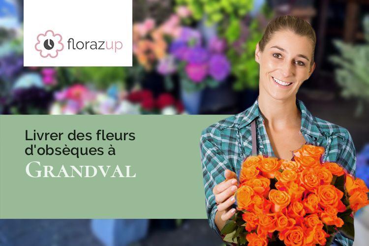 compositions florales pour un enterrement à Grandval (Puy-de-Dôme/63890)