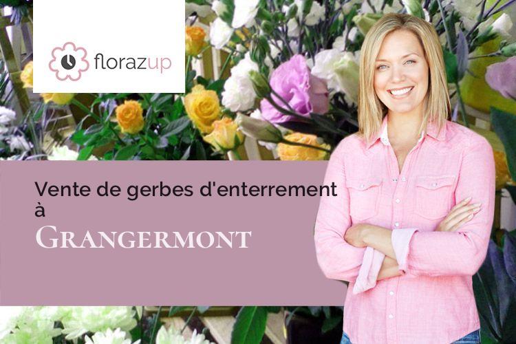 compositions florales pour un enterrement à Grangermont (Loiret/45390)