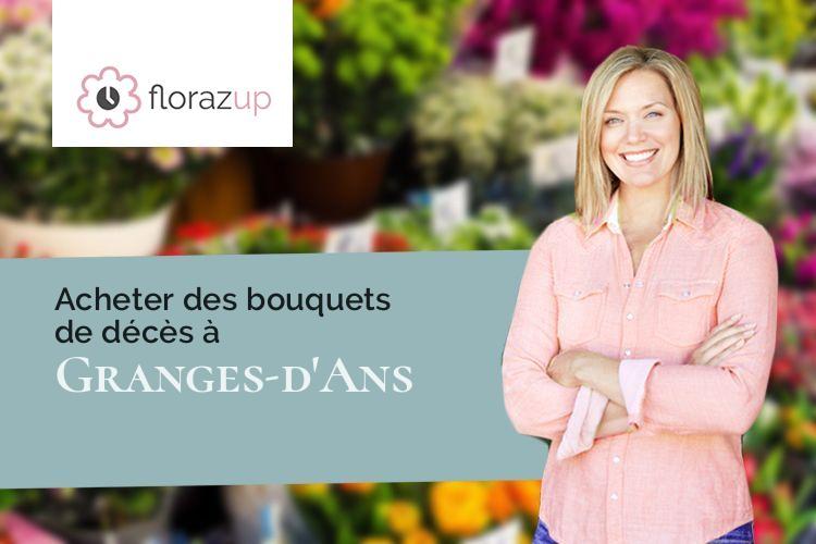 couronnes florales pour un deuil à Granges-d'Ans (Dordogne/24390)