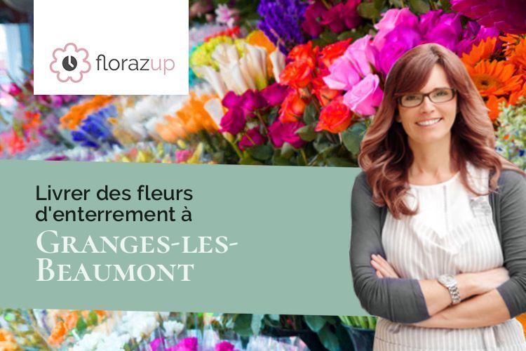 gerbes de fleurs pour un décès à Granges-les-Beaumont (Drôme/26600)