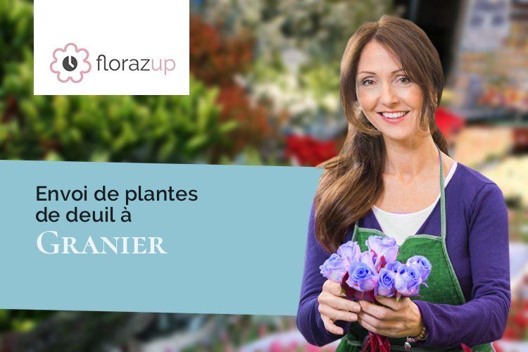 créations florales pour des funérailles à Granier (Savoie/73210)