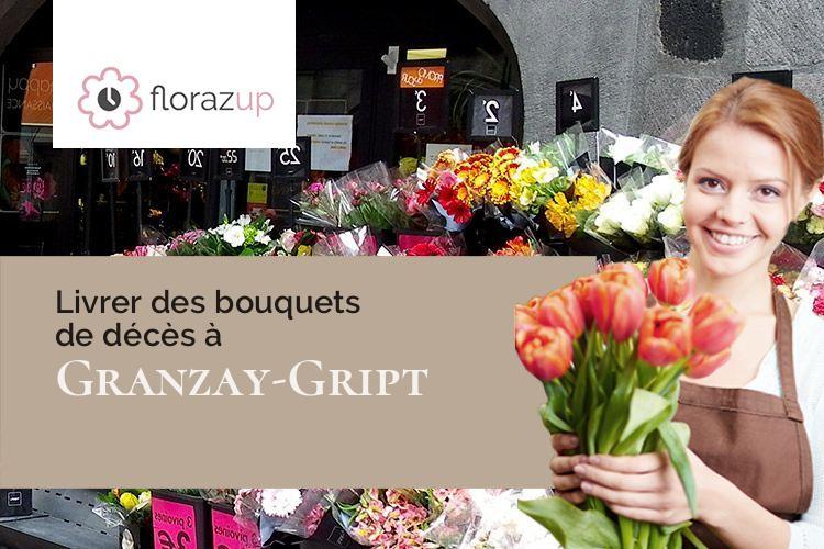 coupes de fleurs pour un deuil à Granzay-Gript (Deux-Sèvres/79360)