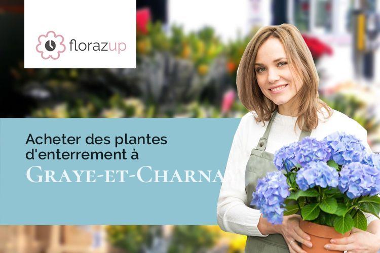 couronnes florales pour un deuil à Graye-et-Charnay (Jura/39320)
