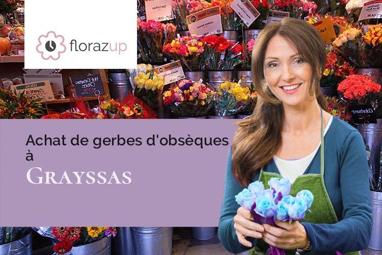 compositions de fleurs pour un deuil à Grayssas (Lot-et-Garonne/47270)