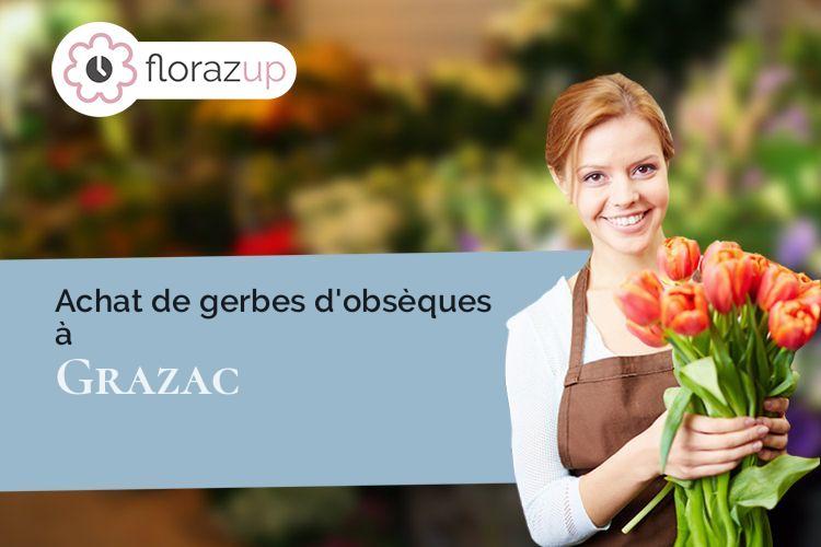 compositions de fleurs pour un décès à Grazac (Haute-Loire/43200)