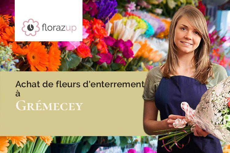compositions florales pour un deuil à Grémecey (Moselle/57170)