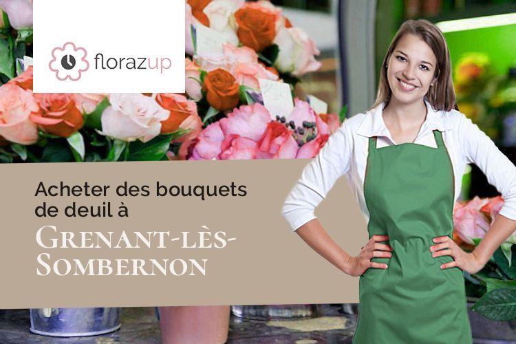 bouquets de fleurs pour un décès à Grenant-lès-Sombernon (Côte-d'Or/21540)