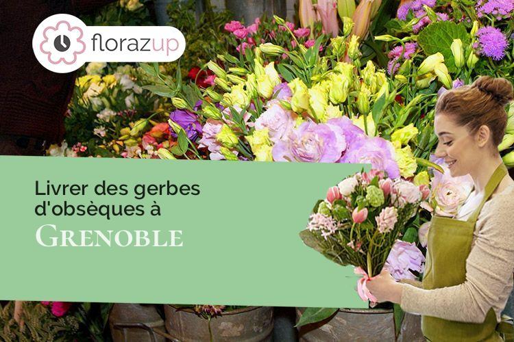 compositions de fleurs pour un décès à Grenoble (Isère/38000)