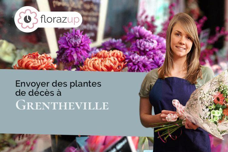 compositions florales pour une crémation à Grentheville (Calvados/14540)