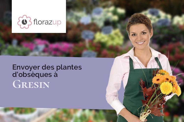 compositions de fleurs pour un décès à Gresin (Savoie/73240)