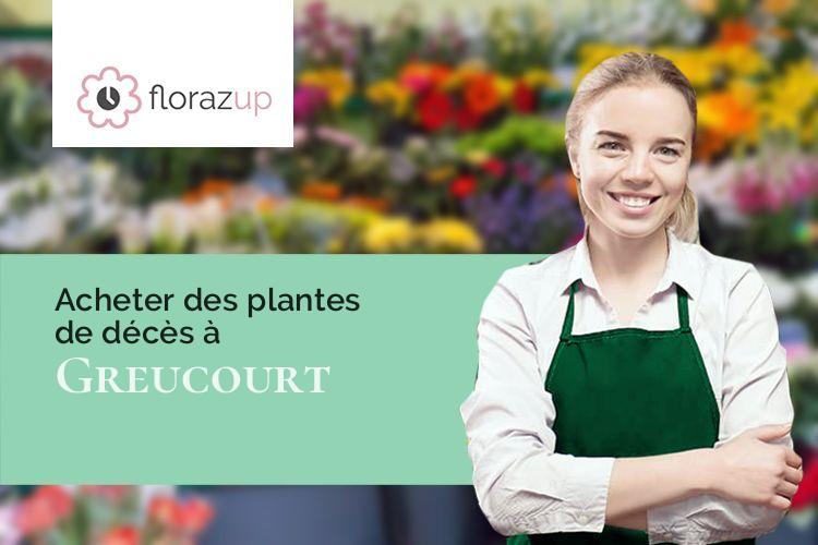 plantes pour des obsèques à Greucourt (Haute-Saône/70130)